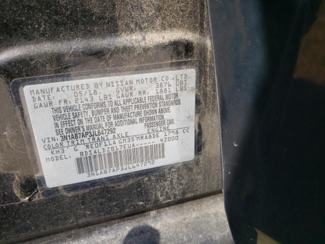 Photo 9 VIN: 3N1AB7AP3JL647292 - NISSAN SENTRA S 