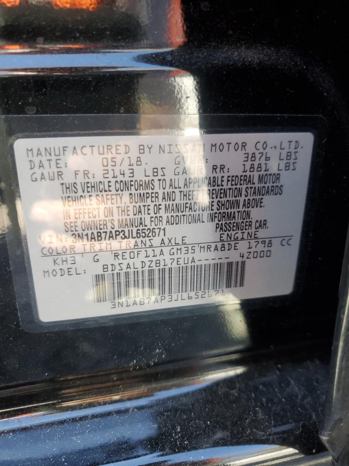 Photo 11 VIN: 3N1AB7AP3JL652671 - NISSAN SENTRA 