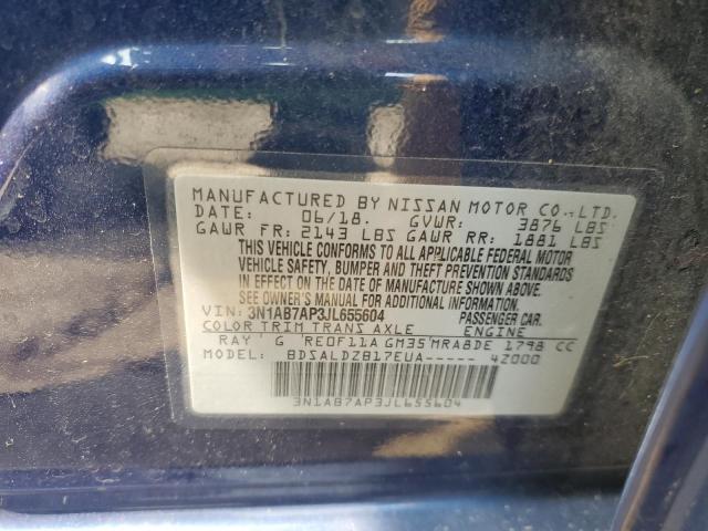 Photo 11 VIN: 3N1AB7AP3JL655604 - NISSAN SENTRA S 