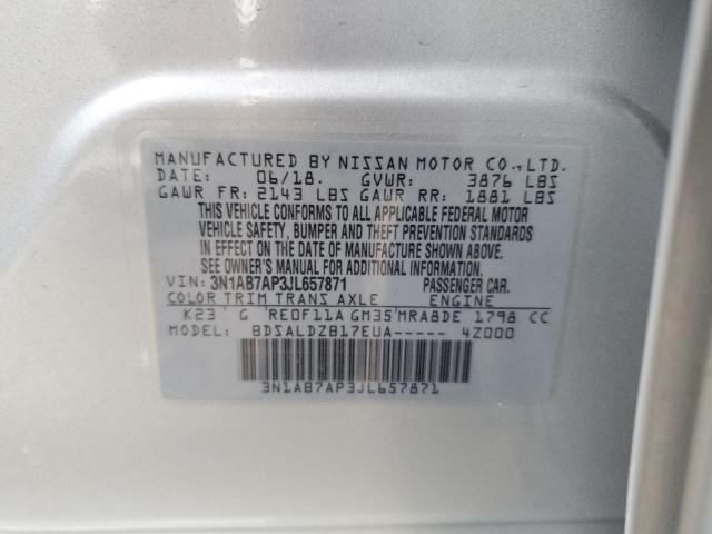 Photo 11 VIN: 3N1AB7AP3JL657871 - NISSAN SENTRA 