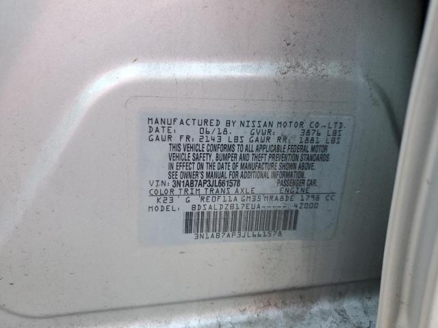 Photo 11 VIN: 3N1AB7AP3JL661578 - NISSAN SENTRA S 