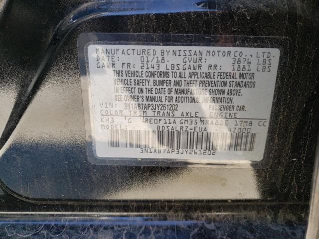 Photo 11 VIN: 3N1AB7AP3JY261202 - NISSAN SENTRA S 