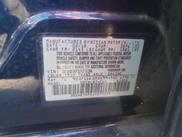 Photo 9 VIN: 3N1AB7AP3JY279294 - NISSAN SENTRA 