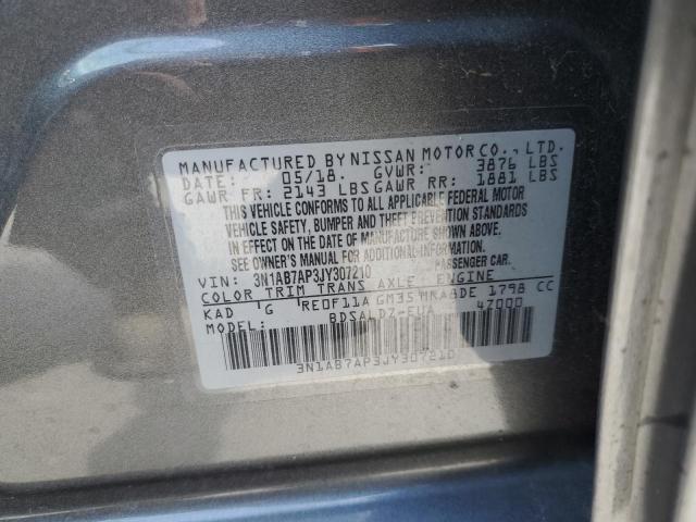 Photo 11 VIN: 3N1AB7AP3JY307210 - NISSAN SENTRA S 