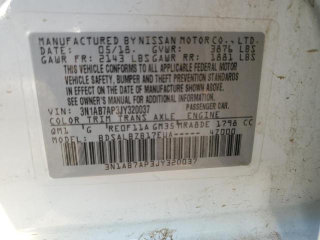 Photo 11 VIN: 3N1AB7AP3JY320037 - NISSAN SENTRA 