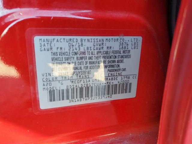 Photo 11 VIN: 3N1AB7AP3JY339140 - NISSAN SENTRA S 