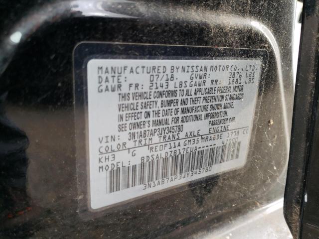 Photo 11 VIN: 3N1AB7AP3JY345780 - NISSAN SENTRA 