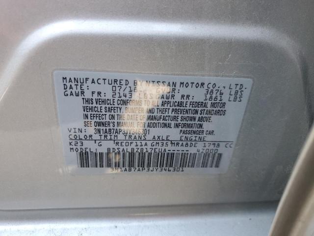 Photo 11 VIN: 3N1AB7AP3JY346301 - NISSAN SENTRA S 