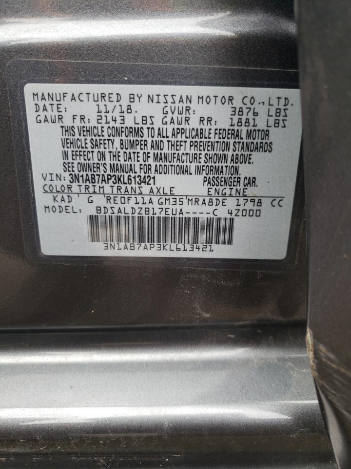 Photo 11 VIN: 3N1AB7AP3KL613421 - NISSAN SENTRA 