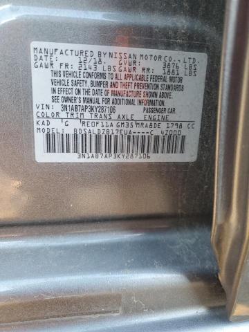 Photo 12 VIN: 3N1AB7AP3KY287106 - NISSAN SENTRA 