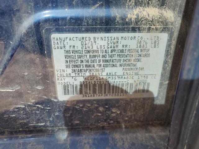 Photo 11 VIN: 3N1AB7AP3KY288157 - NISSAN SENTRA S 