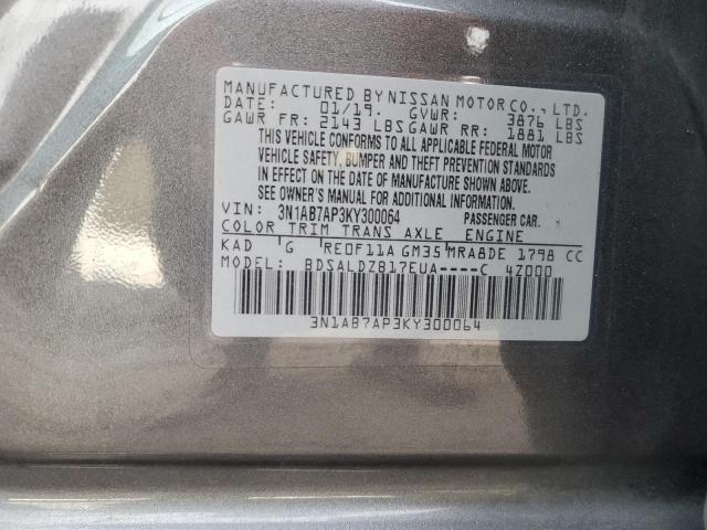 Photo 11 VIN: 3N1AB7AP3KY300064 - NISSAN SENTRA 