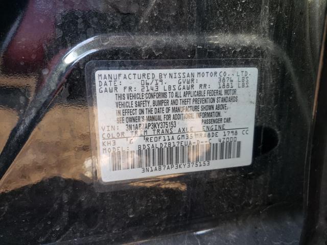 Photo 11 VIN: 3N1AB7AP3KY375153 - NISSAN SENTRA 