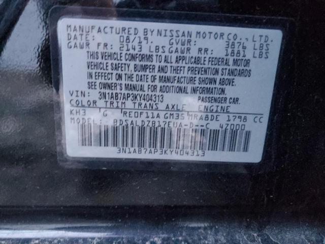 Photo 11 VIN: 3N1AB7AP3KY404313 - NISSAN SENTRA S 