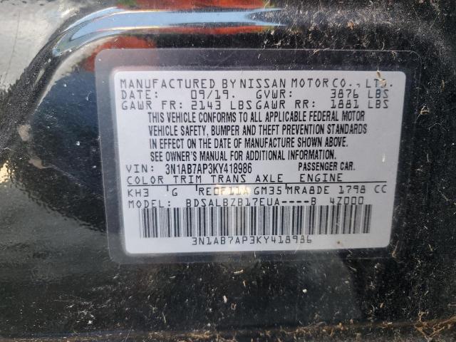 Photo 11 VIN: 3N1AB7AP3KY418986 - NISSAN SENTRA S 