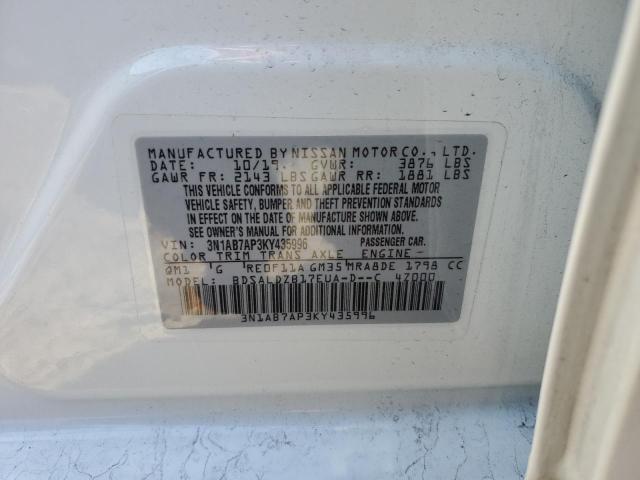 Photo 11 VIN: 3N1AB7AP3KY435996 - NISSAN SENTRA 