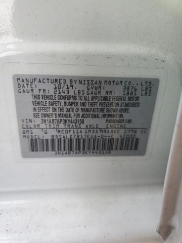 Photo 11 VIN: 3N1AB7AP3KY443158 - NISSAN SENTRA S 