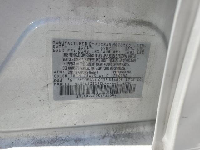 Photo 11 VIN: 3N1AB7AP3KY453544 - NISSAN SENTRA 