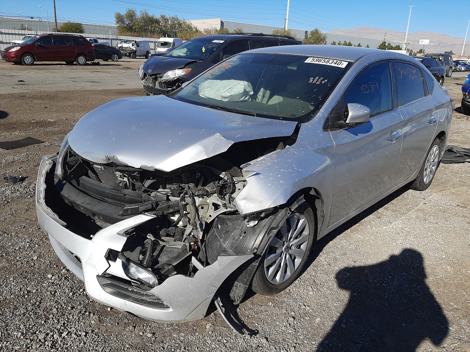 Photo 1 VIN: 3N1AB7AP4DL619442 - NISSAN SENTRA S 