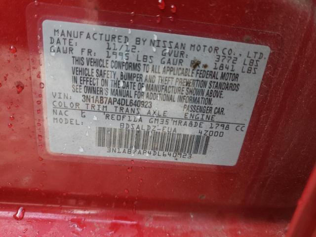 Photo 11 VIN: 3N1AB7AP4DL640923 - NISSAN SENTRA 