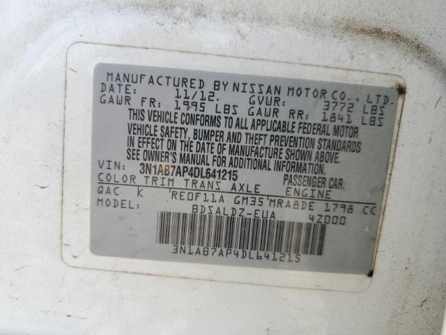 Photo 11 VIN: 3N1AB7AP4DL641215 - NISSAN SENTRA 