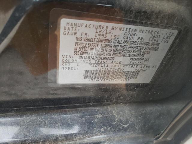 Photo 12 VIN: 3N1AB7AP4DL654109 - NISSAN SENTRA S 