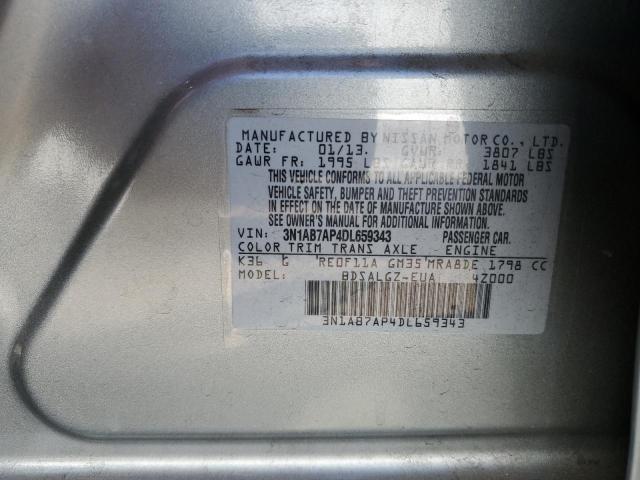 Photo 12 VIN: 3N1AB7AP4DL659343 - NISSAN SENTRA S 