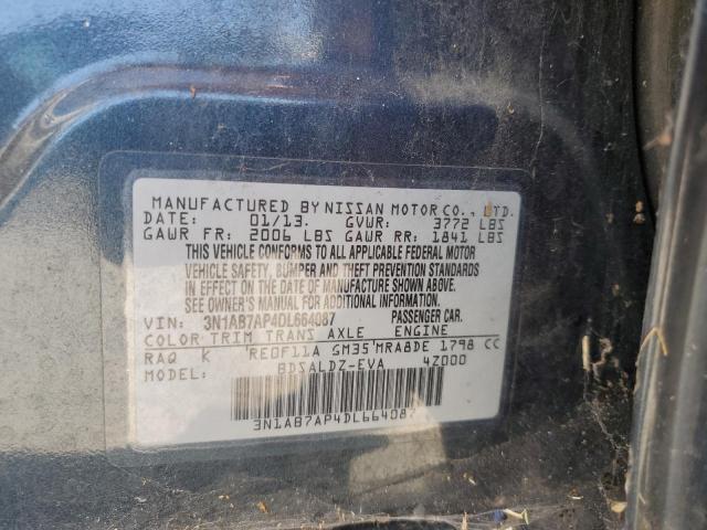 Photo 11 VIN: 3N1AB7AP4DL664087 - NISSAN SENTRA 