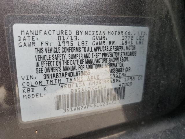 Photo 11 VIN: 3N1AB7AP4DL670455 - NISSAN SENTRA 