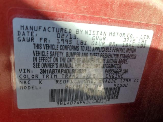 Photo 11 VIN: 3N1AB7AP4DL682539 - NISSAN SENTRA 