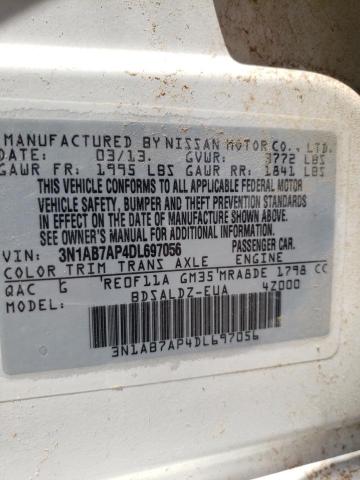 Photo 12 VIN: 3N1AB7AP4DL697056 - NISSAN SENTRA S 