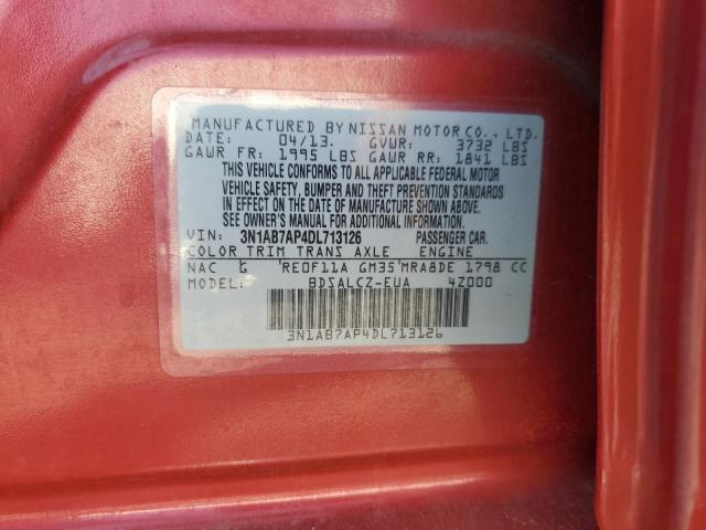 Photo 11 VIN: 3N1AB7AP4DL713126 - NISSAN SENTRA S 