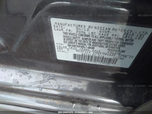 Photo 8 VIN: 3N1AB7AP4DL719430 - NISSAN SENTRA 