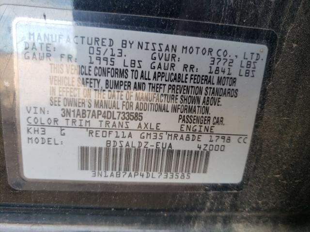 Photo 9 VIN: 3N1AB7AP4DL733585 - NISSAN SENTRA 