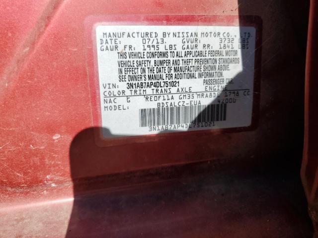 Photo 11 VIN: 3N1AB7AP4DL751021 - NISSAN SENTRA 