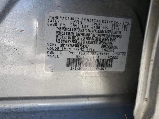 Photo 12 VIN: 3N1AB7AP4DL754307 - NISSAN SENTRA 