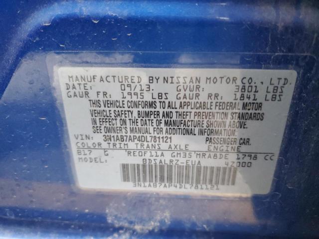 Photo 11 VIN: 3N1AB7AP4DL781121 - NISSAN SENTRA 