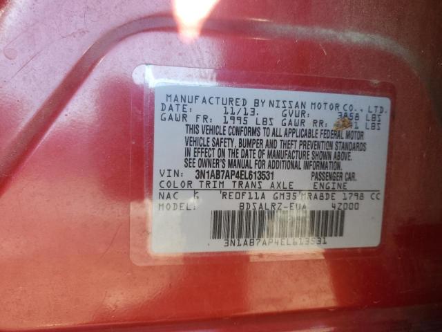 Photo 12 VIN: 3N1AB7AP4EL613531 - NISSAN SENTRA S 