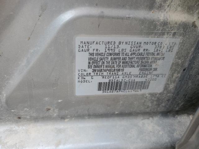 Photo 11 VIN: 3N1AB7AP4EL619619 - NISSAN SENTRA S 