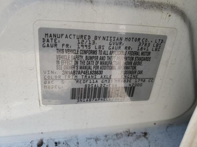 Photo 11 VIN: 3N1AB7AP4EL628630 - NISSAN SENTRA 