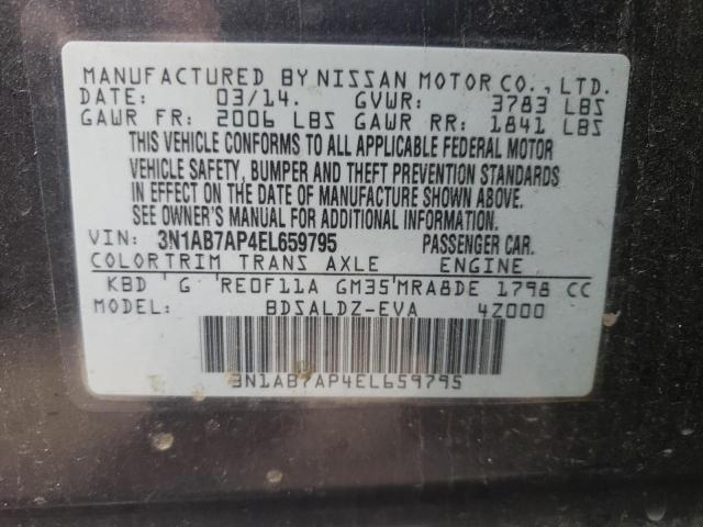 Photo 11 VIN: 3N1AB7AP4EL659795 - NISSAN SENTRA S 