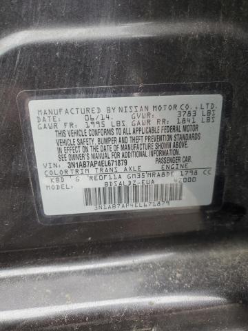 Photo 11 VIN: 3N1AB7AP4EL671879 - NISSAN SENTRA S 