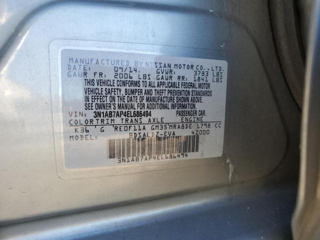 Photo 11 VIN: 3N1AB7AP4EL686494 - NISSAN SENTRA 