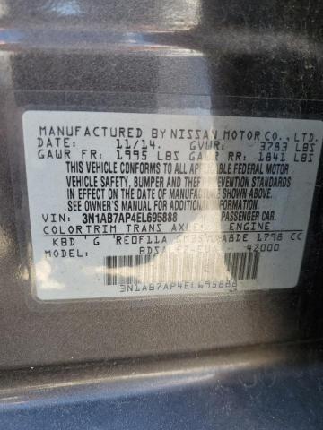 Photo 11 VIN: 3N1AB7AP4EL695888 - NISSAN SENTRA 