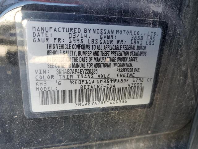 Photo 11 VIN: 3N1AB7AP4EY226335 - NISSAN SENTRA 