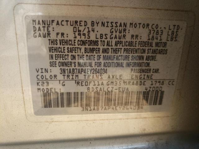 Photo 11 VIN: 3N1AB7AP4EY264034 - NISSAN SENTRA 