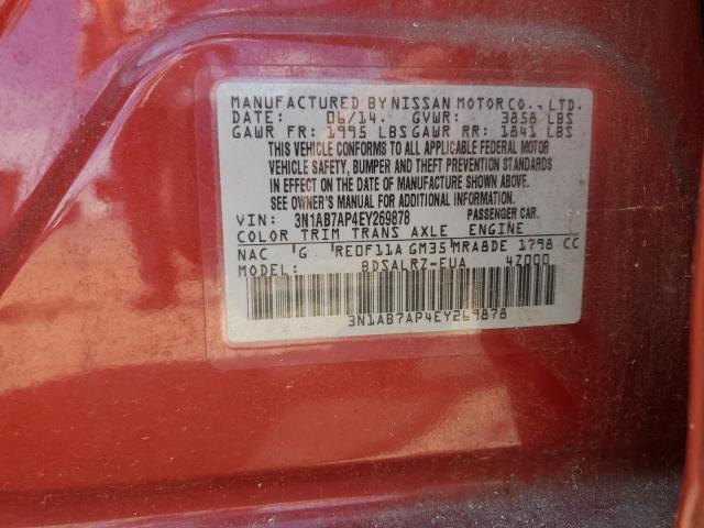 Photo 11 VIN: 3N1AB7AP4EY269878 - NISSAN SENTRA S 