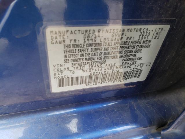 Photo 9 VIN: 3N1AB7AP4EY297650 - NISSAN SENTRA S 