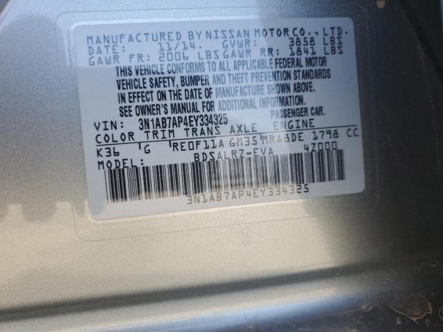 Photo 11 VIN: 3N1AB7AP4EY334325 - NISSAN SENTRA S 