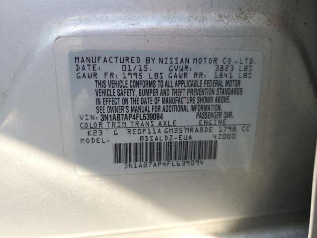 Photo 12 VIN: 3N1AB7AP4FL639094 - NISSAN SENTRA S 